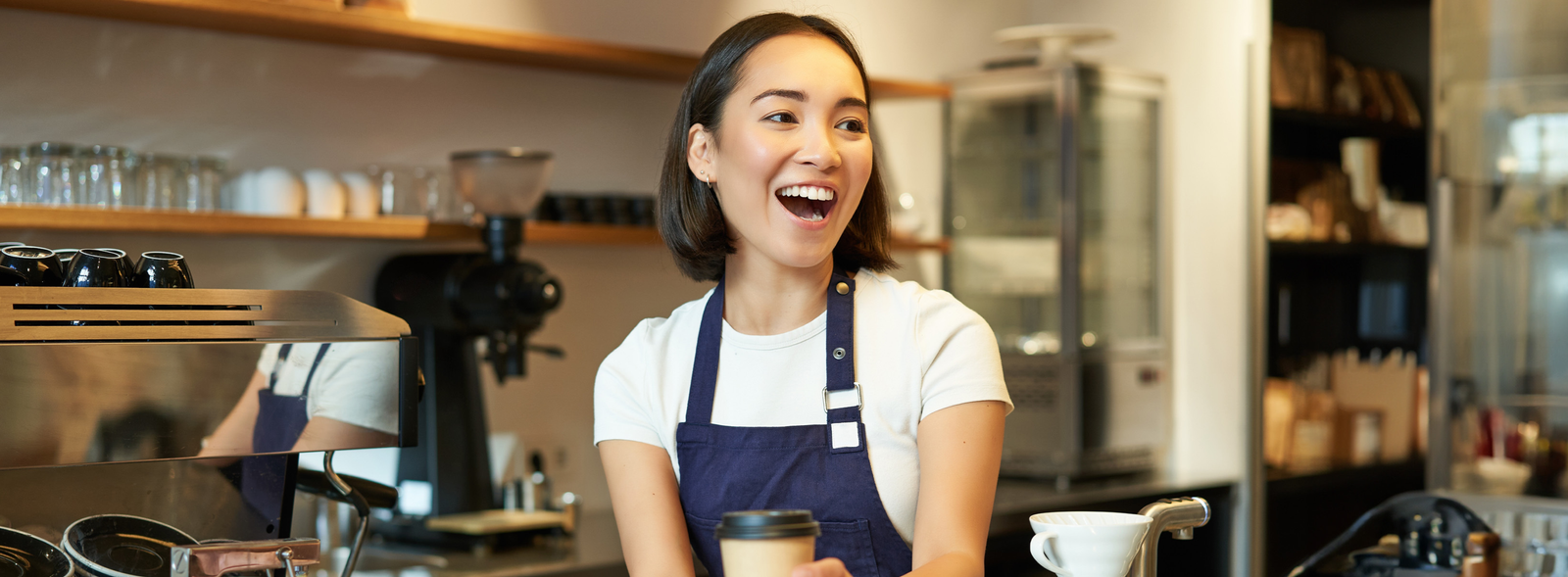 two women working at a cash register